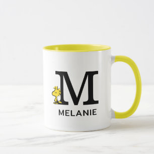 Peanuts   Woodstock Name & Monogram M Mug