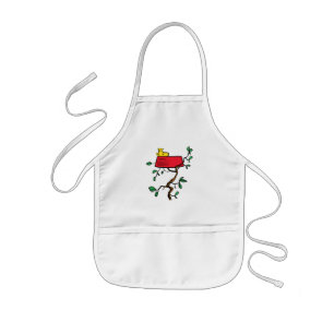 Peanuts   Woodstock Napping in Snoopy's Dish Kids Apron