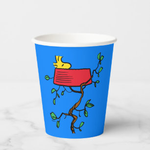Peanuts   Woodstock Napping in Snoopy's Dish Paper Cups