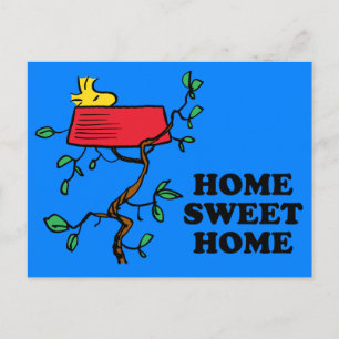 Peanuts   Woodstock Napping   New Address Postcard
