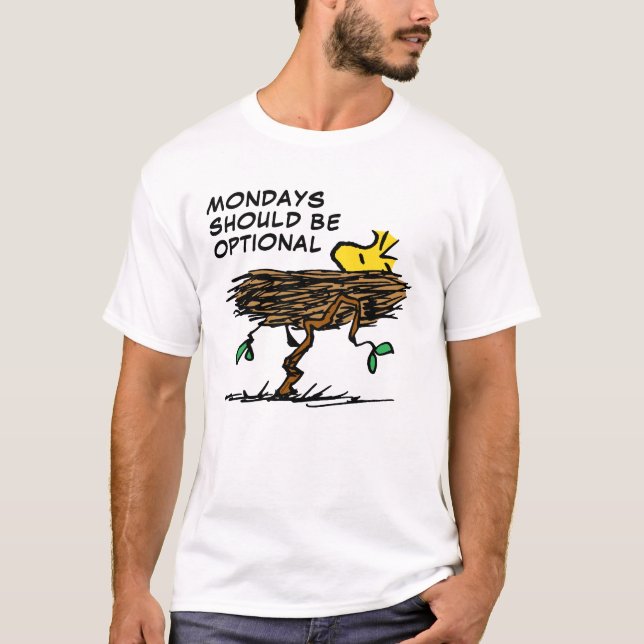 Peanuts | Woodstock Napping T-Shirt (Front)