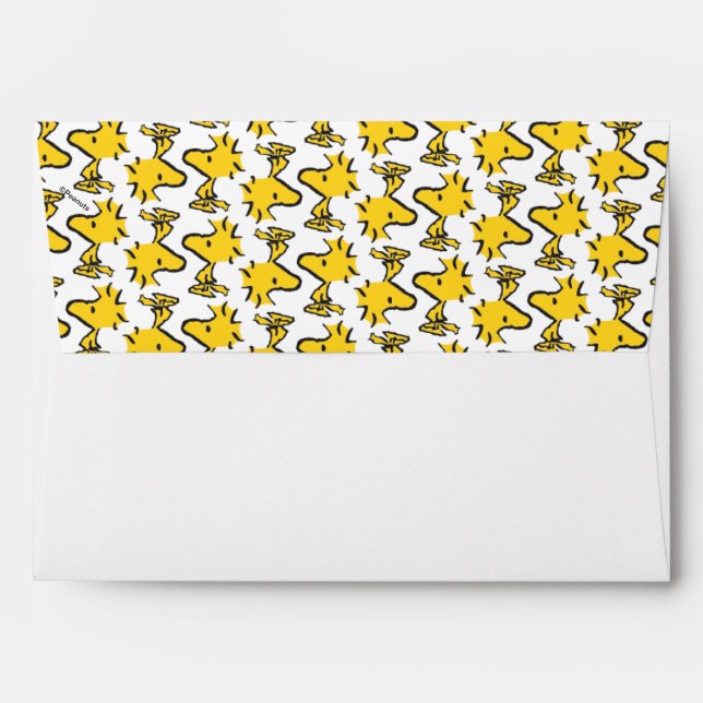 Peanuts | Woodstock Pattern Envelope (Back (Top Flap))