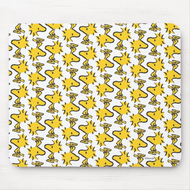 Peanuts | Woodstock Pattern Mouse Pad (Front)