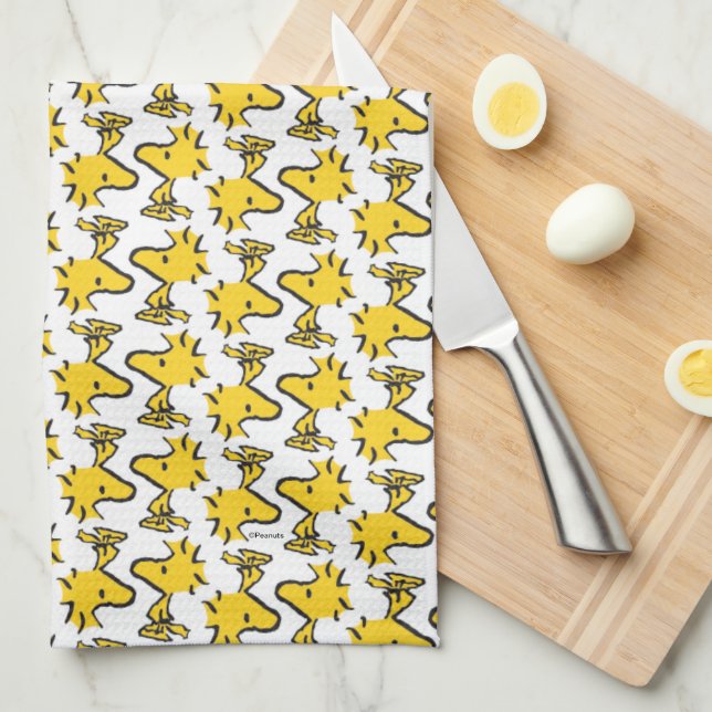 Peanuts | Woodstock Pattern Tea Towel (Quarter Fold)
