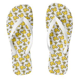 Peanuts Woodstock Pattern Thongs