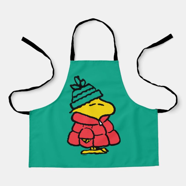 Peanuts | Woodstock Puffy Winter Jacket Apron (Front)