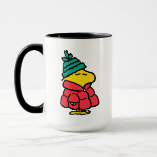 Peanuts   Woodstock Puffy Winter Jacket Mug