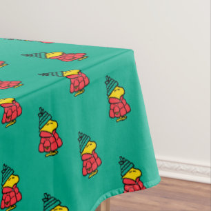 Peanuts   Woodstock Puffy Winter Jacket Tablecloth