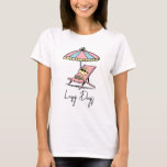 PEANUTS | Woodstock Relaxing at the Beach T-Shirt<br><div class="desc">Take a look at this fun Peanuts design featuring Woodstock.</div>