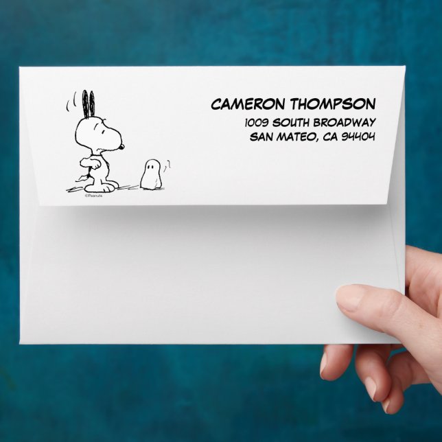 Peanuts | Woodstock Scares Snoopy Envelope (Hand)