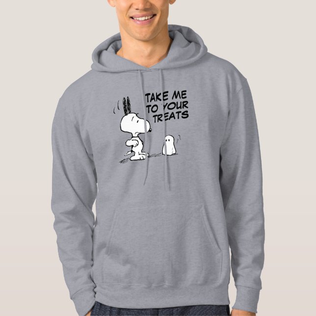 Peanuts | Woodstock Scares Snoopy Hoodie (Front)