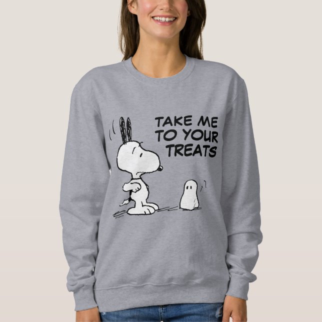 Peanuts | Woodstock Scares Snoopy Sweatshirt (Front)