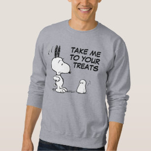 Peanuts   Woodstock Scares Snoopy Sweatshirt