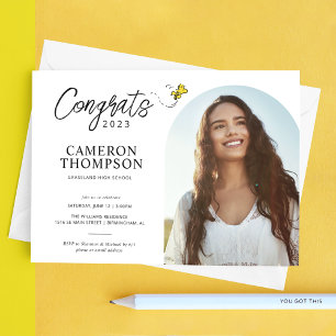 Peanuts Woodstock   School Graduation Party Invitation