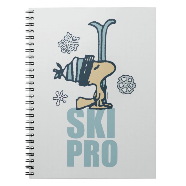 Peanuts | Woodstock Ski Pro Notebook (Front)