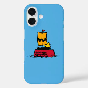 Peanuts   Woodstock Snoopy Dish Sail Boat iPhone 16 Case
