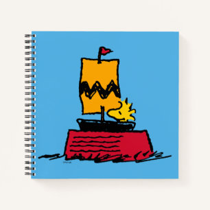 Peanuts   Woodstock Snoopy Dish Sail Boat Notebook
