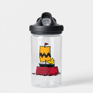 Peanuts Woodstock Snoopy Dish Sail Boat Water Bottle