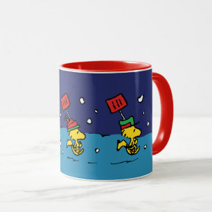 Peanuts   Woodstock Snow Shovel Team Mug