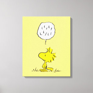 Peanuts Woodstock Speaks Canvas Print
