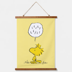 Peanuts   Woodstock Speaks Hanging Tapestry