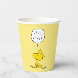 Peanuts   Woodstock Speaks Paper Cups