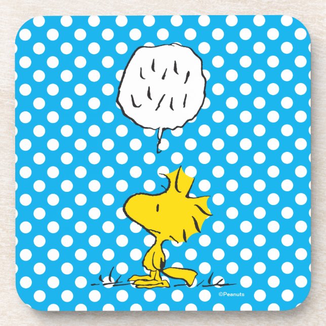 Peanuts | Woodstock Speaks & Polka Dots Coaster (Front)