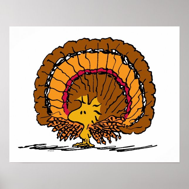 Peanuts | Woodstock Turkey Poster (Front)