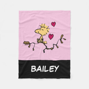 Peanuts   Woodstock Whistle Fleece Blanket