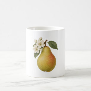Pear and White Blossoms Coffee Mug