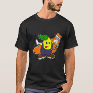 Pear as Painter with Paint brush T-Shirt