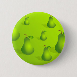 Pear Background 6 Cm Round Badge
