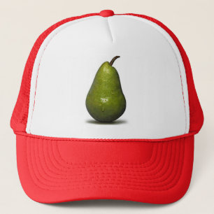 pear-bartlett trucker hat