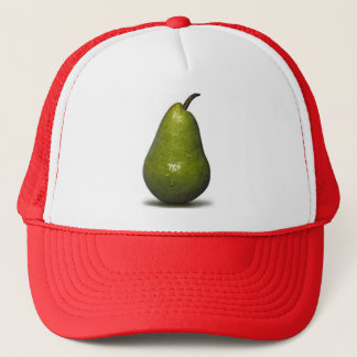 pear-bartlett trucker hat