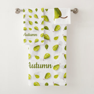 Pear Bath Towels