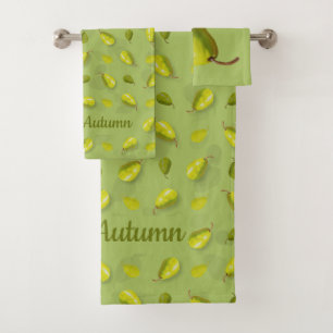 Pear Bath Towels