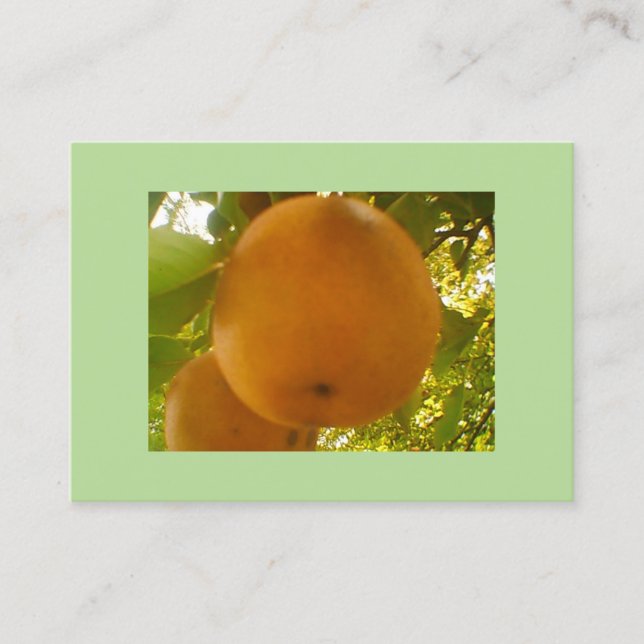 Pear Business Card (Front)