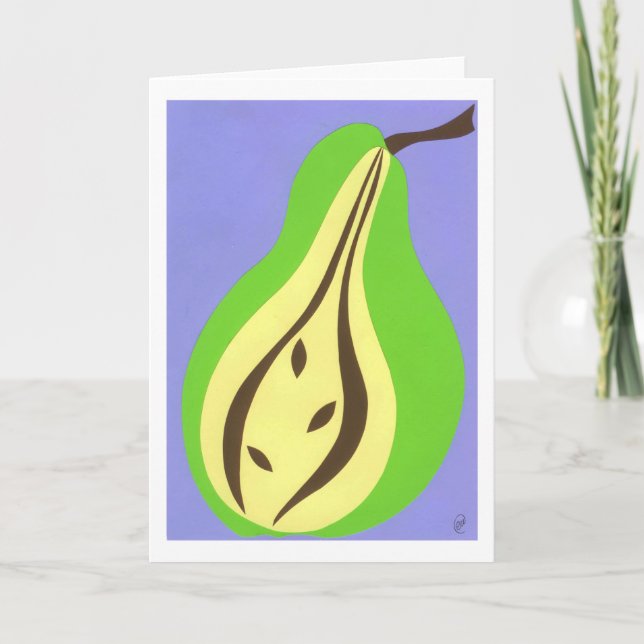 Pear Card (Front)