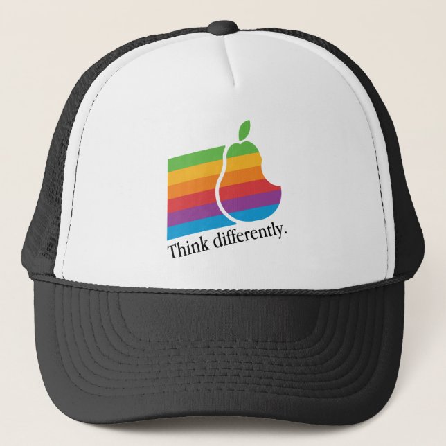 Pear Computers - Retro Apple Computers Parody Hat (Front)