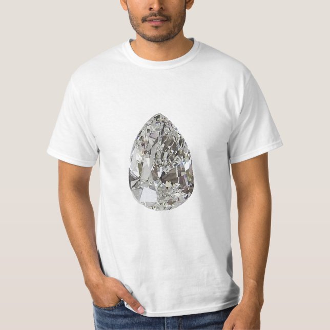 Pear-cut Diamond T-Shirt (Front)