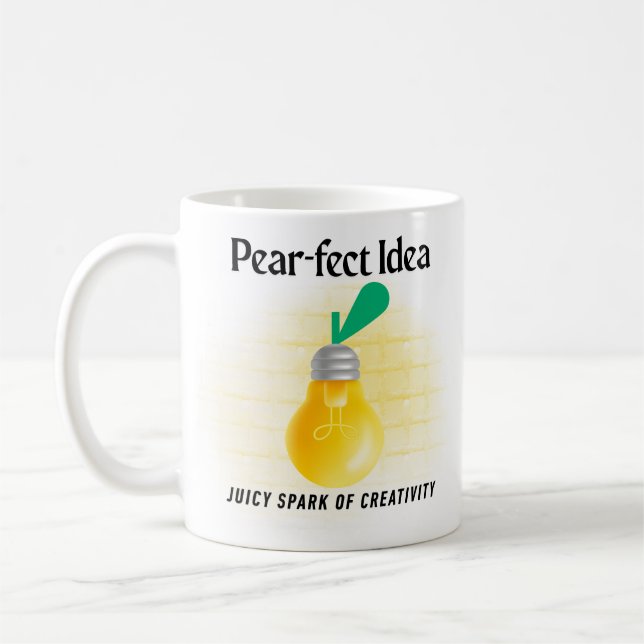 Pear-fect Idea Mug (Left)
