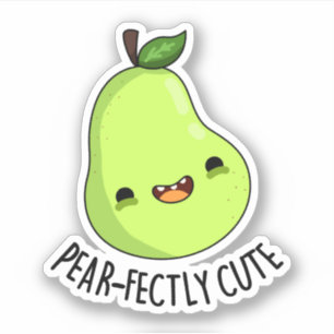 Pear-fectly Cute Fruit Pear Pun 