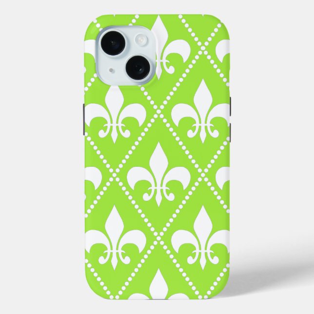 Pear Fleur de Lis Case-Mate iPhone Case (Back)
