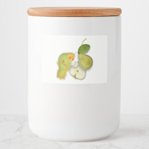 Pear Food Container Label (3" x 2") by ORDesigns