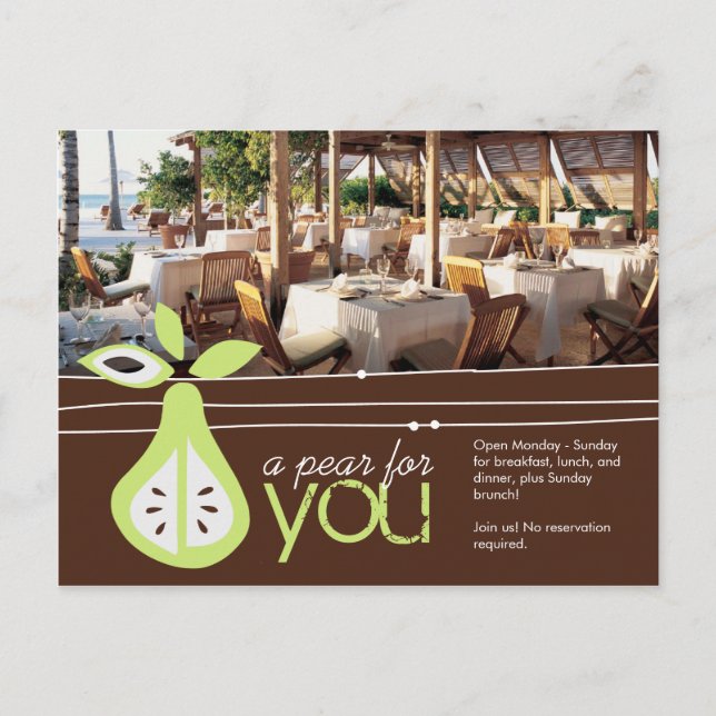 Pear For You Postcard (Front)