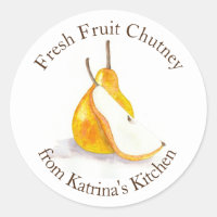 Pear Fresh Fruit Chutney Homemade Kitchen Gifts 