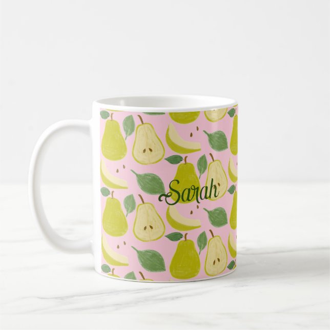 Pear Fruit Coffee Mug (Left)