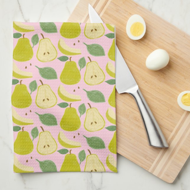 Pear Fruit Tea Towel (Quarter Fold)