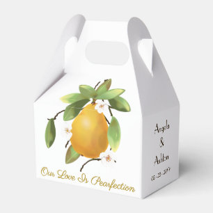 Pear Fruit Wedding Favour Box