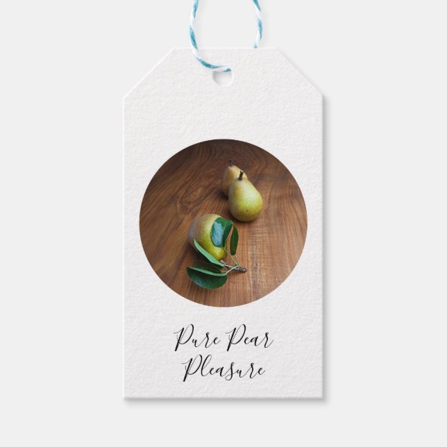 Pear Gift Tags (Front)